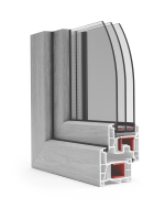 REHAU Synego AD műanyag ablakok klasszikus kivitelben (egyenes szárnnyal)