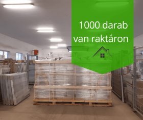 Feltöltöttük a raktárt, pár napon belül leszállítjuk az ablakokat.