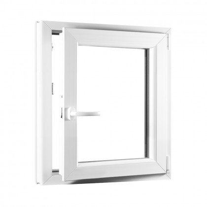 REHAU Smartline+ egyszárnyú műanyag ablak, bukó-nyíló jobbos 650 x 800