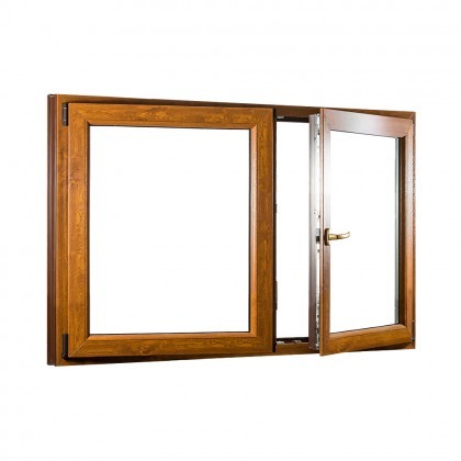 PREMIUM kétszárnyú „stulpos“ műanyag ablak 1450 x 1100