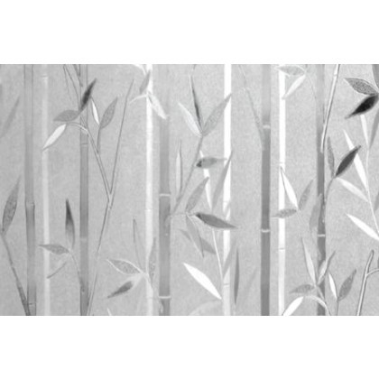 átlátszó statikus fólia - bambusz (S6731)