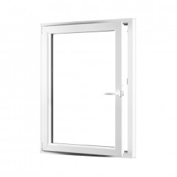 REHAU Smartline+, egyszárnyú műanyag ablak, bukó-nyíló balos 950 x 1400