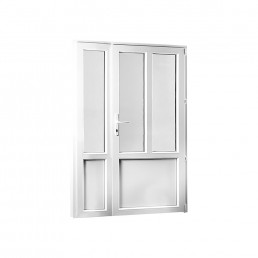 PREMIUM kétszárnyú mellékbejárati ajtó, jobbos 1280 x 2080