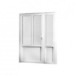 PREMIUM kétszárnyú mellékbejárati ajtó, balos 1380 x 2080