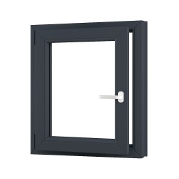 OLIMPIA 60 AD Egyszárnyú műanyag pinceablak - balos